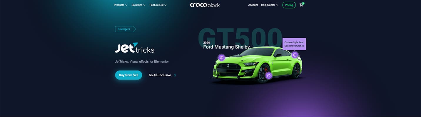 Crocoblock plugin para Elementor JetTricks