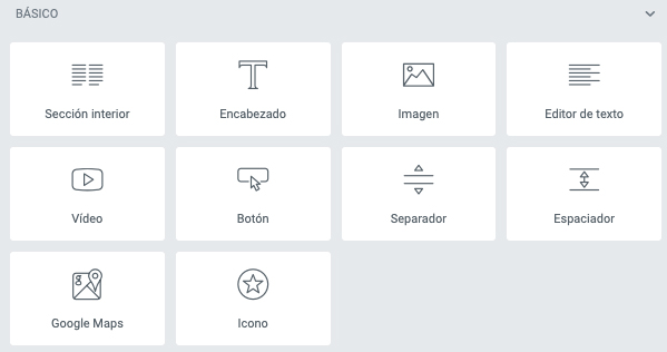 Funcionalidades de Elementor Free