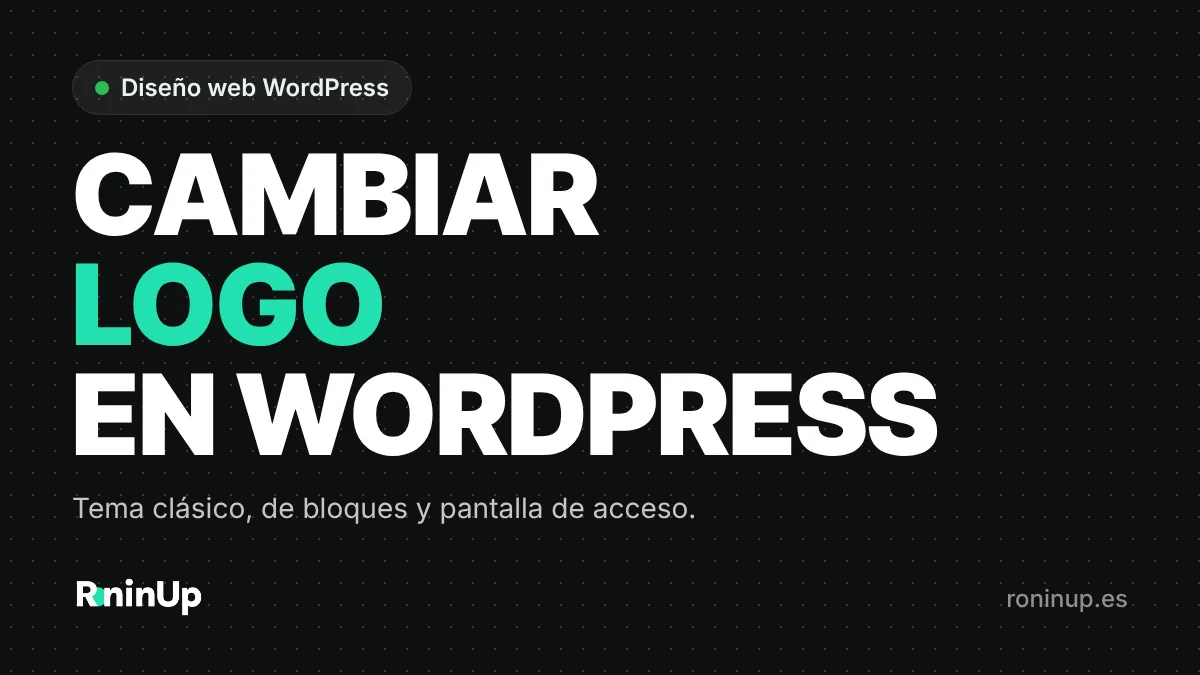 Cómo cambiar el logo en WordPress con un tema clásico, un tema de bloques y en la pantalla de acceso