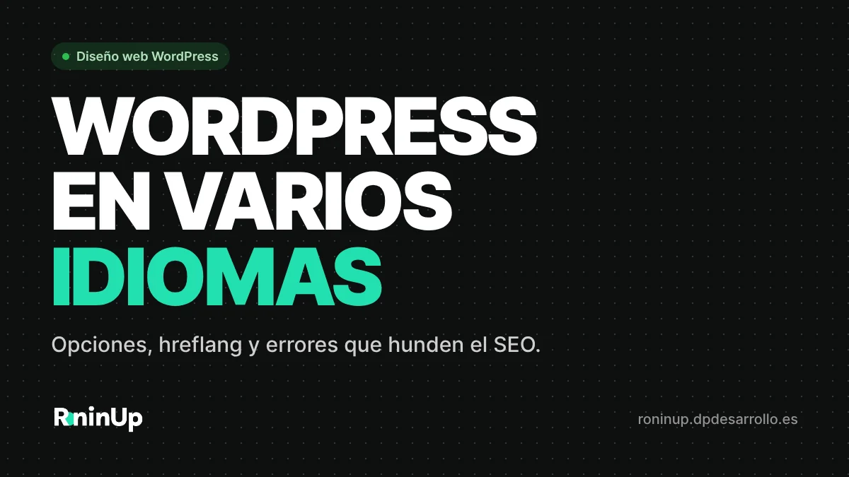 WordPress en varios idiomas: opciones y errores habituales